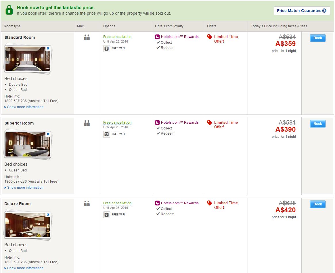 Discount coupon hotels.com