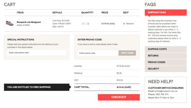 Rockport coupon code